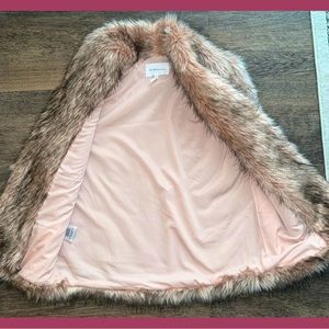 NWT BCBGeneration faux fur vest